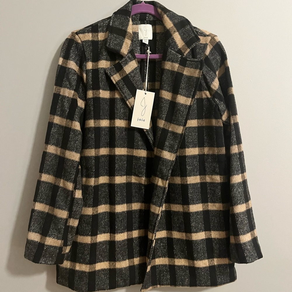 JOIE Plaid Jacket NWT